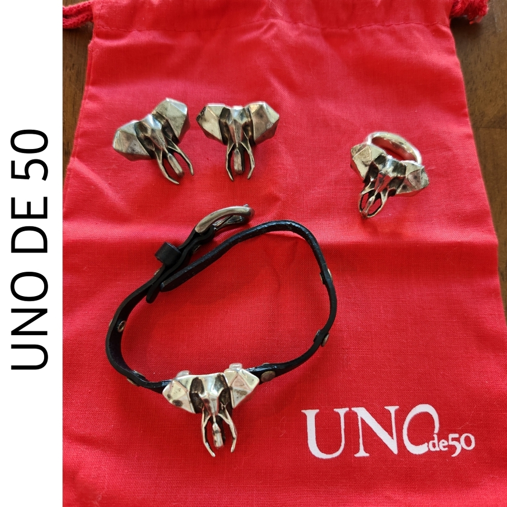 Uno de 50 Wakichey Elephant 2 Piece Set